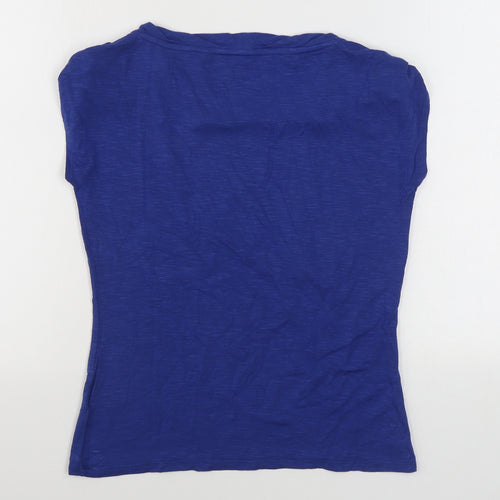 Royal Robbins Womens Blue  Modal Basic T-Shirt Size S Scoop Neck