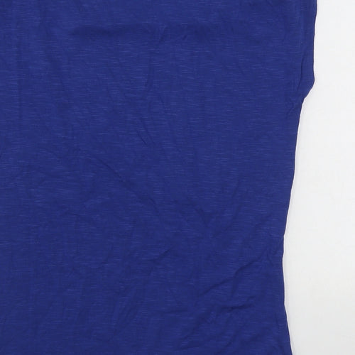 Royal Robbins Womens Blue  Modal Basic T-Shirt Size S Scoop Neck