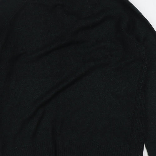 Burton Mens Green V-Neck  Acrylic Pullover Jumper Size M