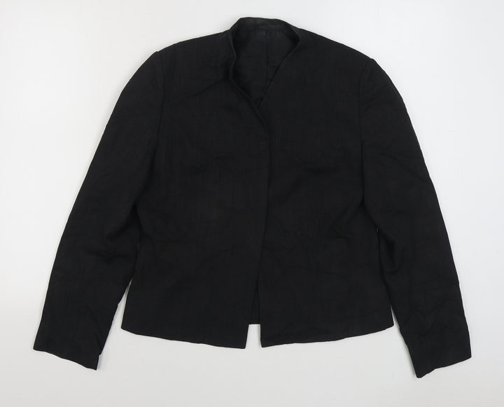 DCC Womens Grey Jacket Blazer Size 12 Button