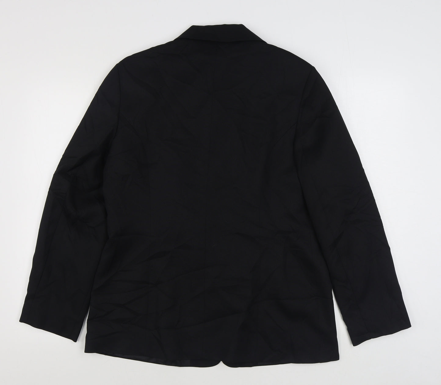 Slimma Womens Black   Jacket Blazer Size 16  Button
