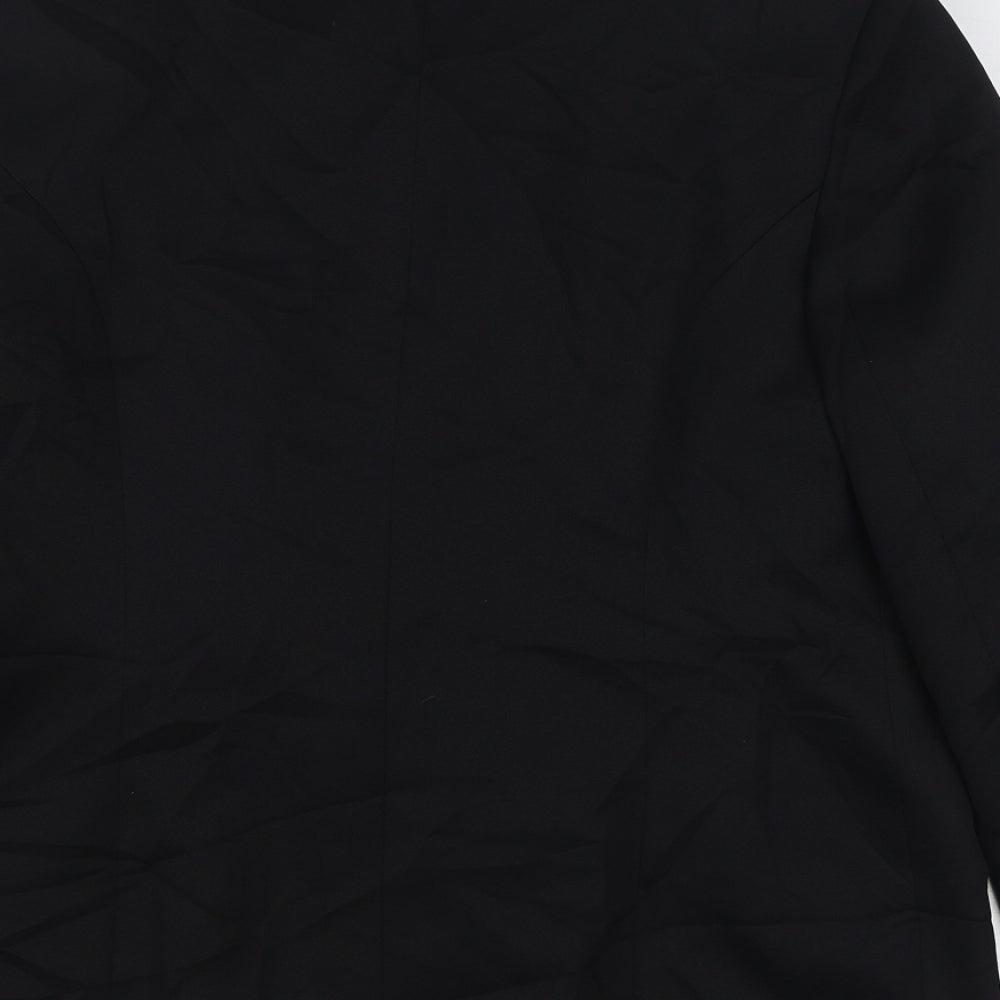 Slimma Womens Black   Jacket Blazer Size 16  Button