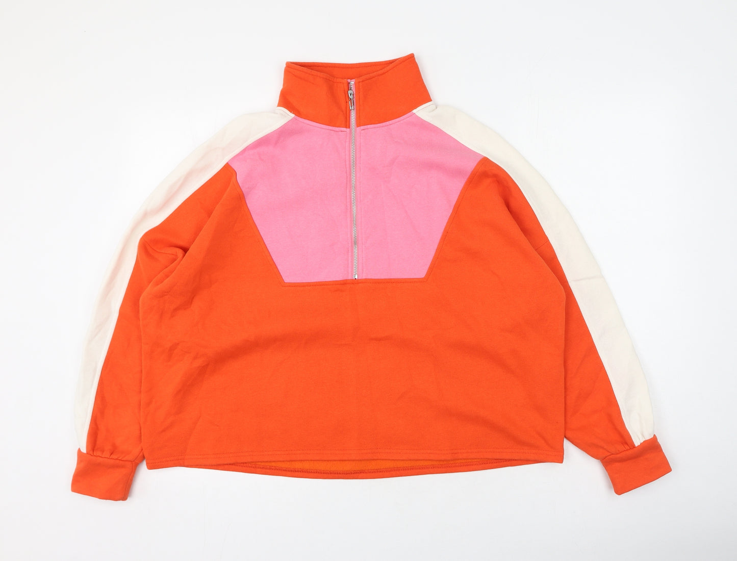 Pieces Womens Multicoloured  Cotton Pullover Sweatshirt Size XS