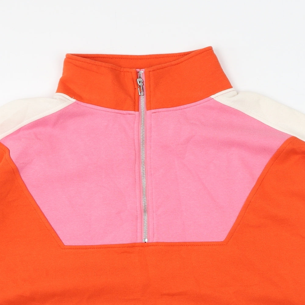 Pieces Womens Multicoloured  Cotton Pullover Sweatshirt Size XS