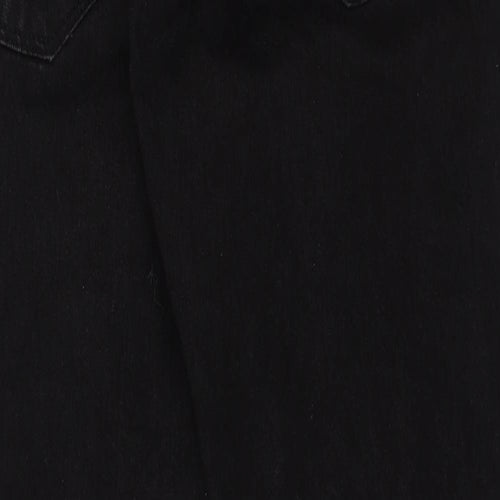 Dunnes Stores Womens Black  Cotton Straight Jeans Size 36 L25 in Regular