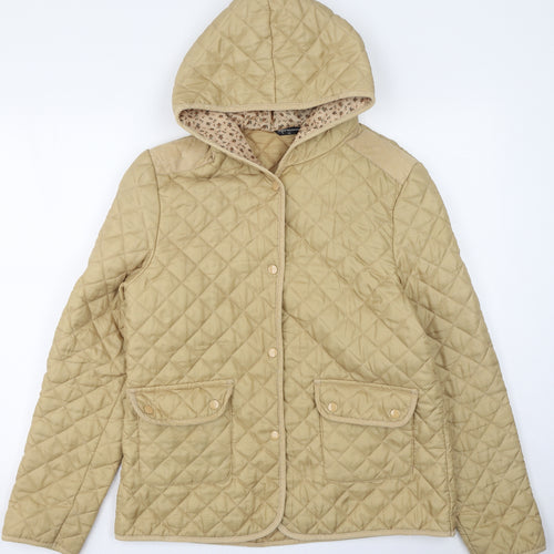 International Womens Gold   Rain Coat Coat Size 16