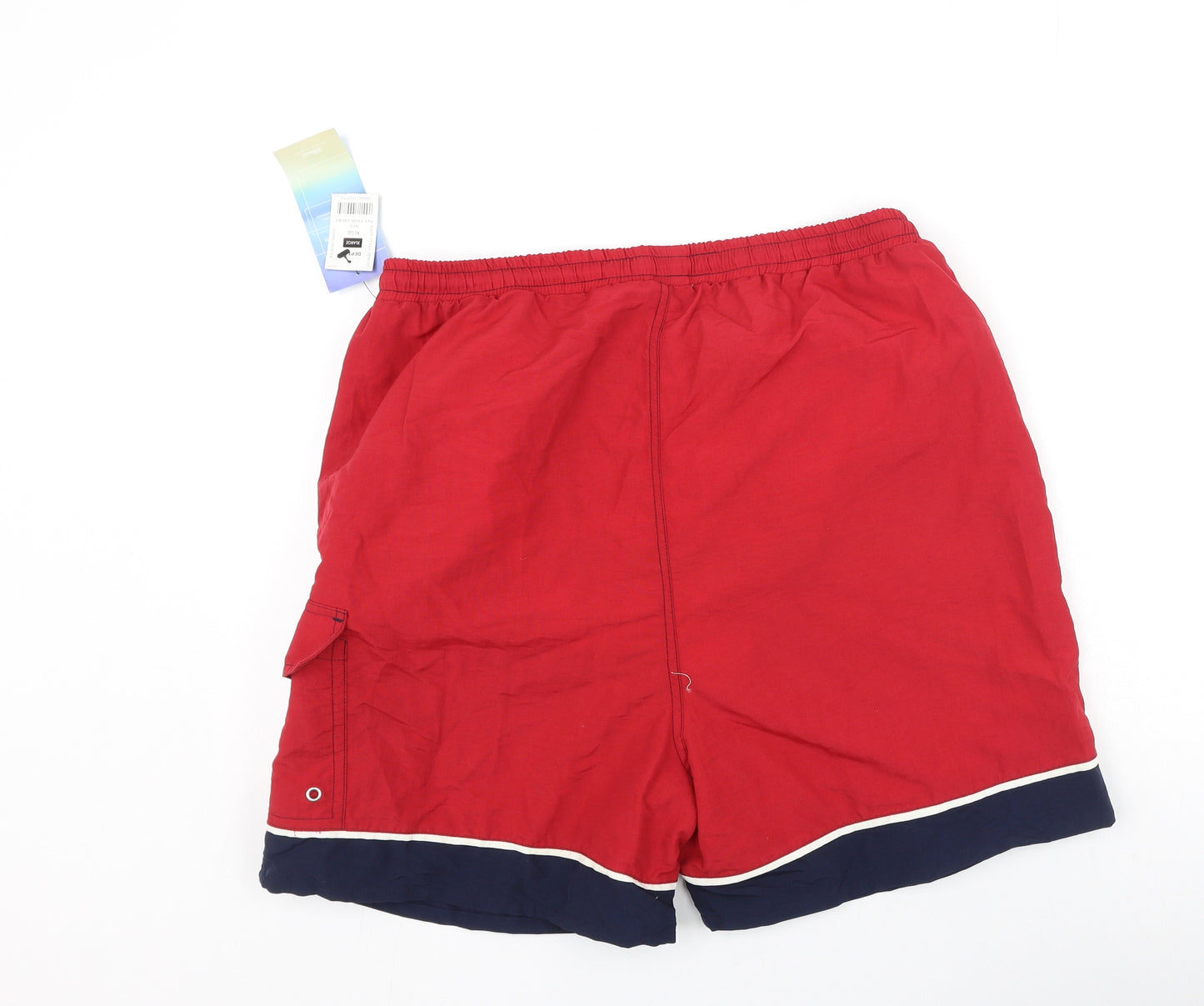 Dunnes Stores Mens Red  Polyester Sweat Shorts Size XL L6 in Regular