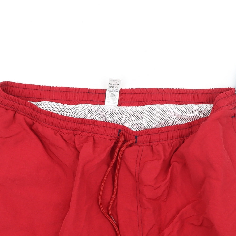 Dunnes Stores Mens Red  Polyester Sweat Shorts Size XL L6 in Regular