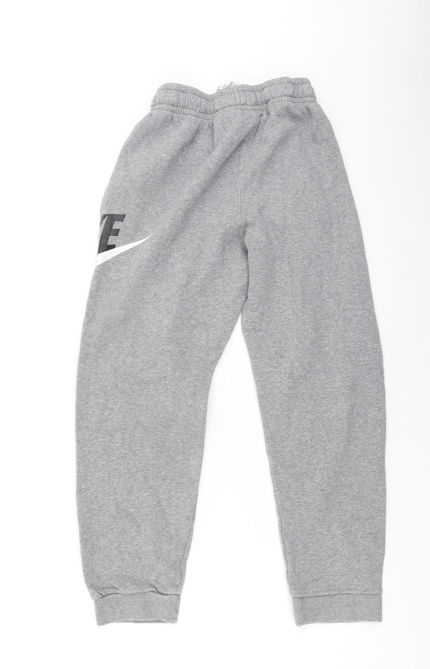Nike  Boys Grey  Cotton Jogger Trousers Size L  Regular