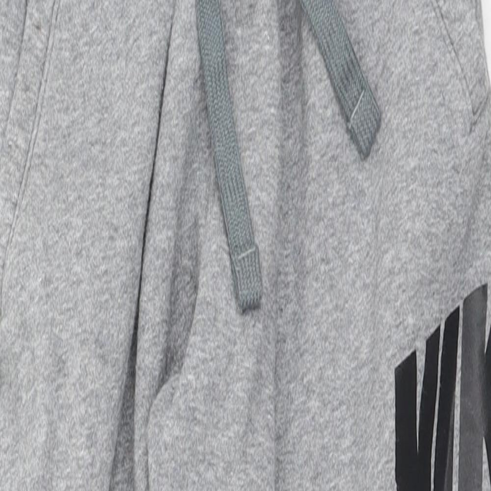 Nike  Boys Grey  Cotton Jogger Trousers Size L  Regular
