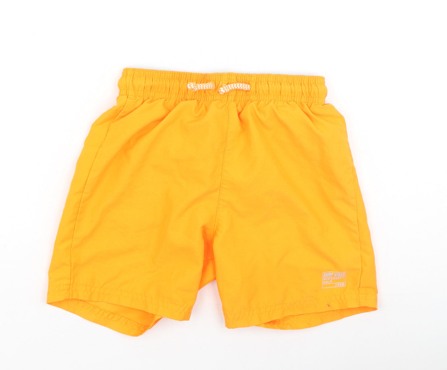 F&F Boys Orange  Polyester Utility Shorts Size 7-8 Years  Regular