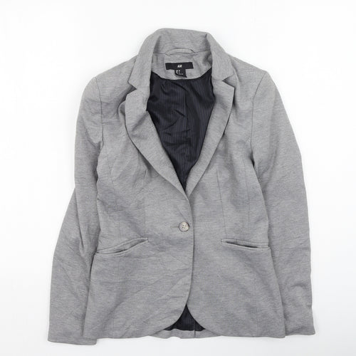 H&M Womens Grey   Jacket  Size 6