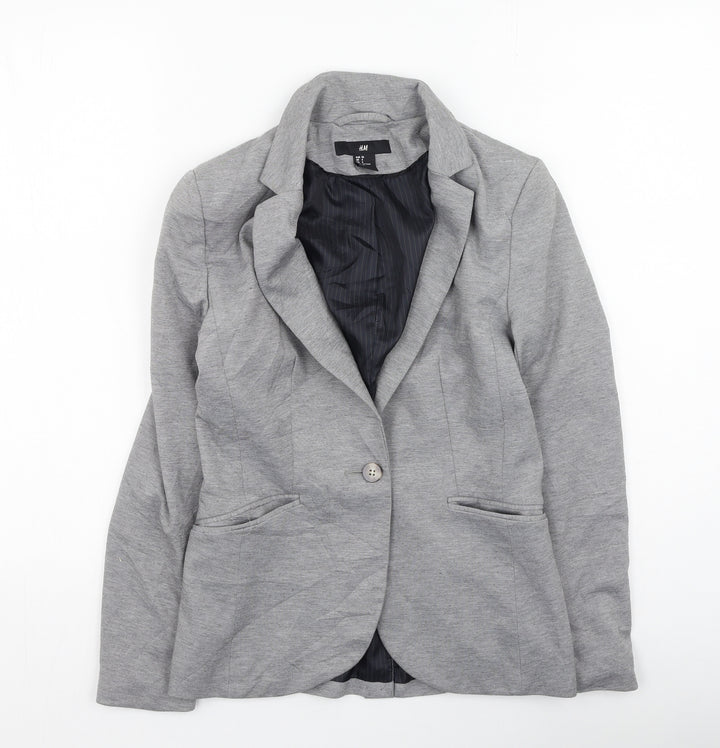 H&M Womens Grey   Jacket  Size 6