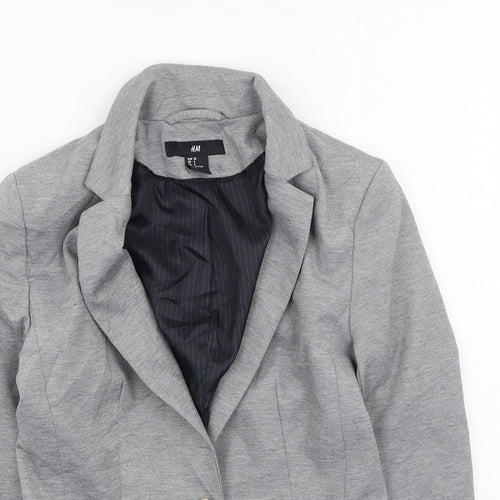 H&M Womens Grey   Jacket  Size 6