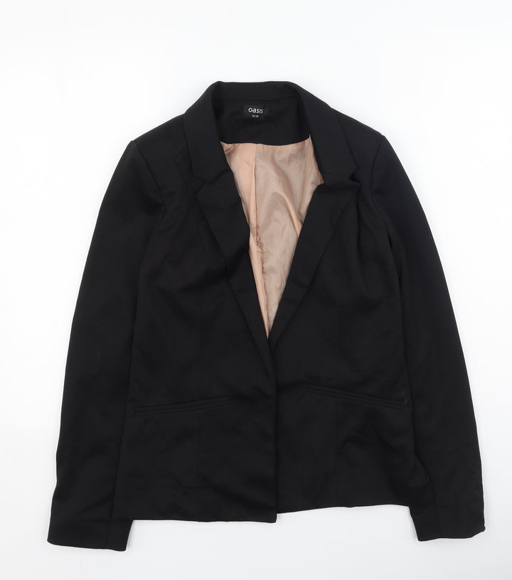 Oasis Womens Black   Jacket  Size 12