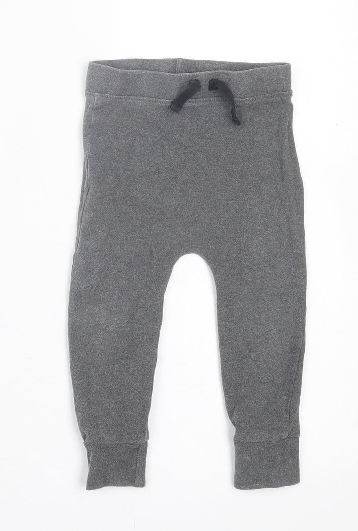 George Boys Grey  Cotton Capri Trousers Size 9-12 Months