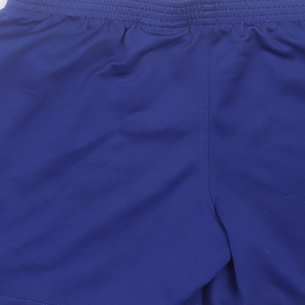 Nike Boys Blue  Polyester Sweat Shorts Size 5-6 Years  Regular Tie - Barcelona FC