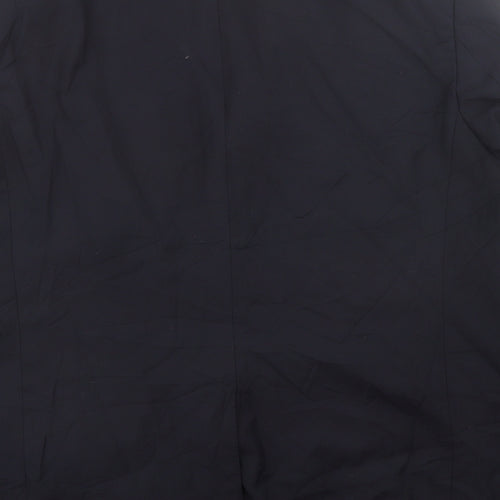 Marks and Spencer Mens Blue  Wool  Suit Jacket Size 48