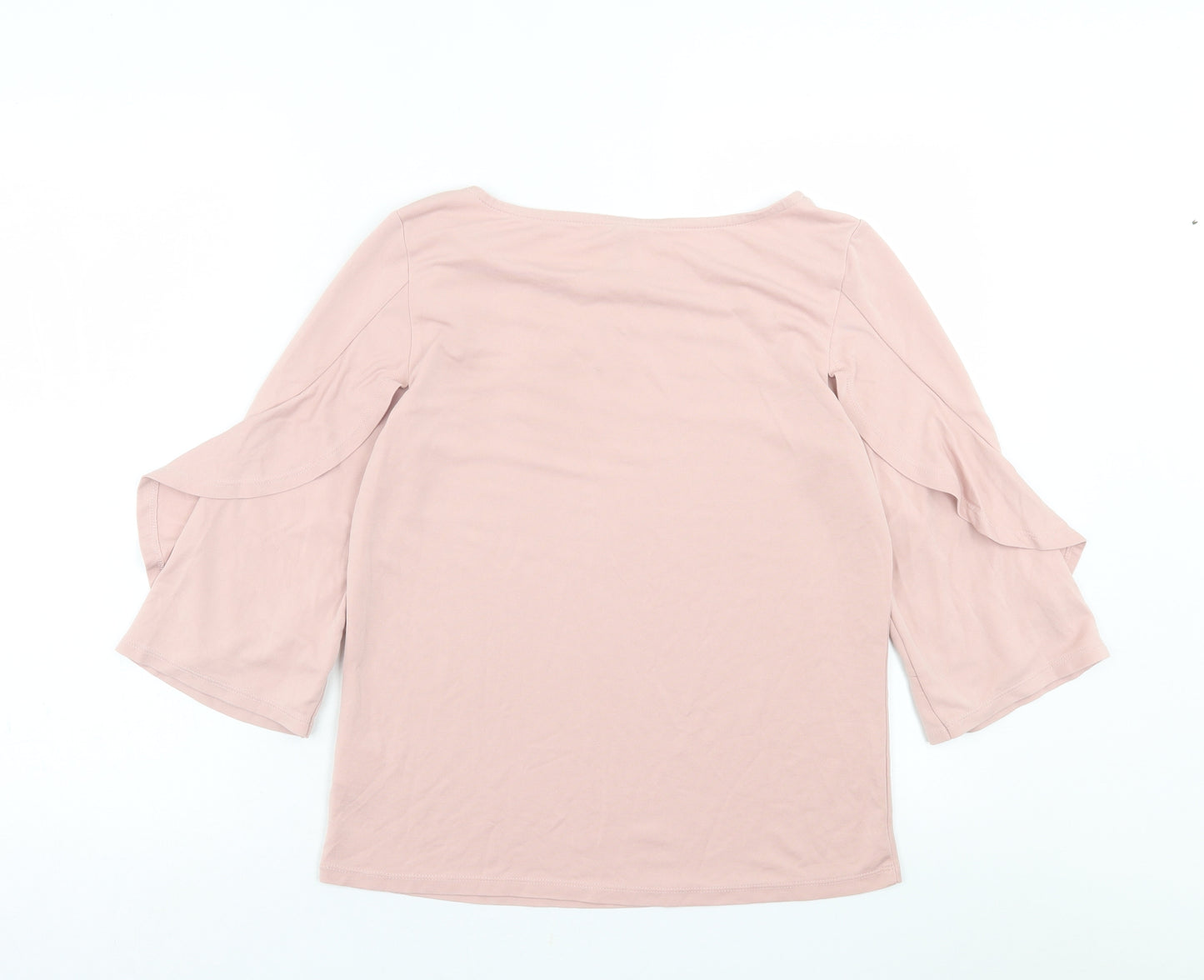 Free Quent Womens Pink  Modal Basic T-Shirt Size XS Crew Neck