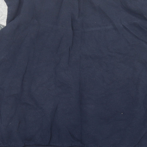 George Mens Blue  Cotton Pullover Sweatshirt Size M