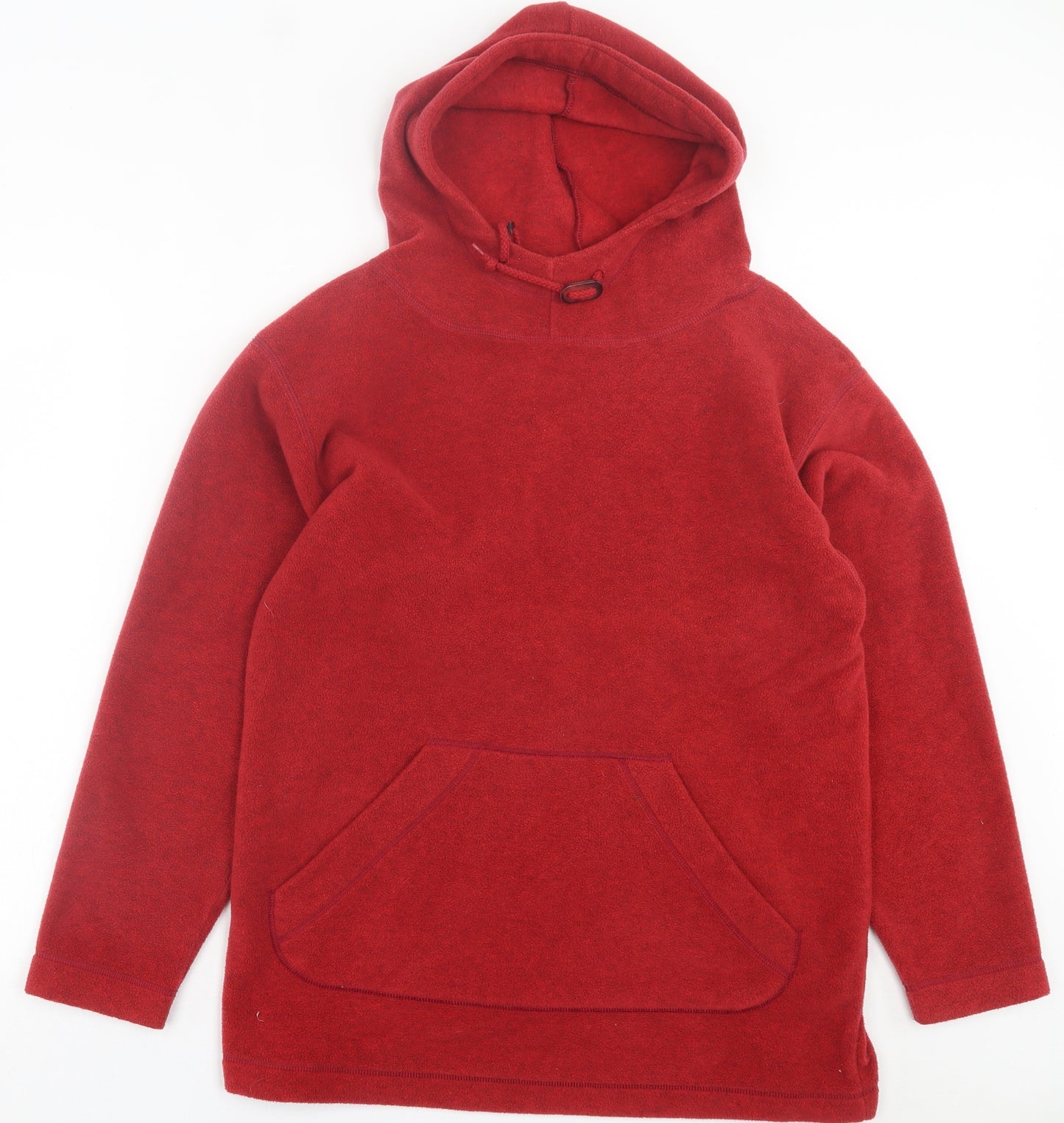 Marks and Spencer Womens Red  Polyester Pullover Hoodie Size 10  Pullover