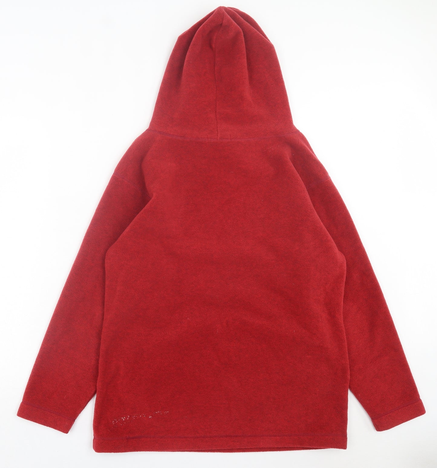 Marks and Spencer Womens Red  Polyester Pullover Hoodie Size 10  Pullover