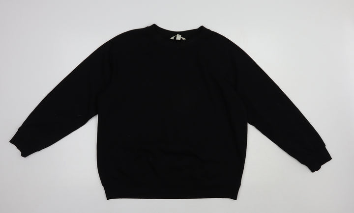 H&M Mens Black Camel Pullover Sweatshirt Size S