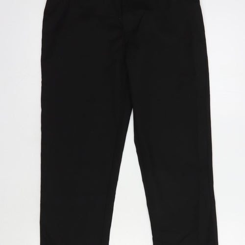 Urban Outlaws Boys Black  Polyester Dress Pants Trousers Size 12 Years  Regular Button