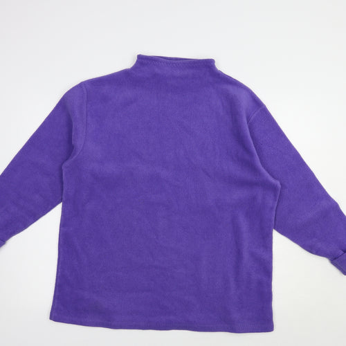 Bonmarché Womens Purple  Polyester Pullover Sweatshirt Size XL  Pullover