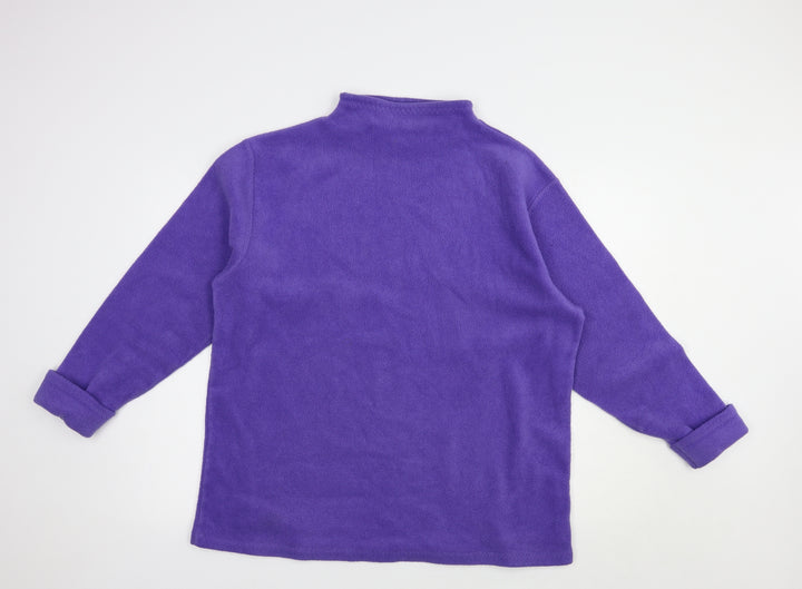 Bonmarché Womens Purple Polyester Pullover Sweatshirt Size XL Pullover