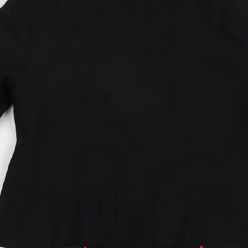 Evie Collection Womens Black   Jacket Blazer Size 8  Button