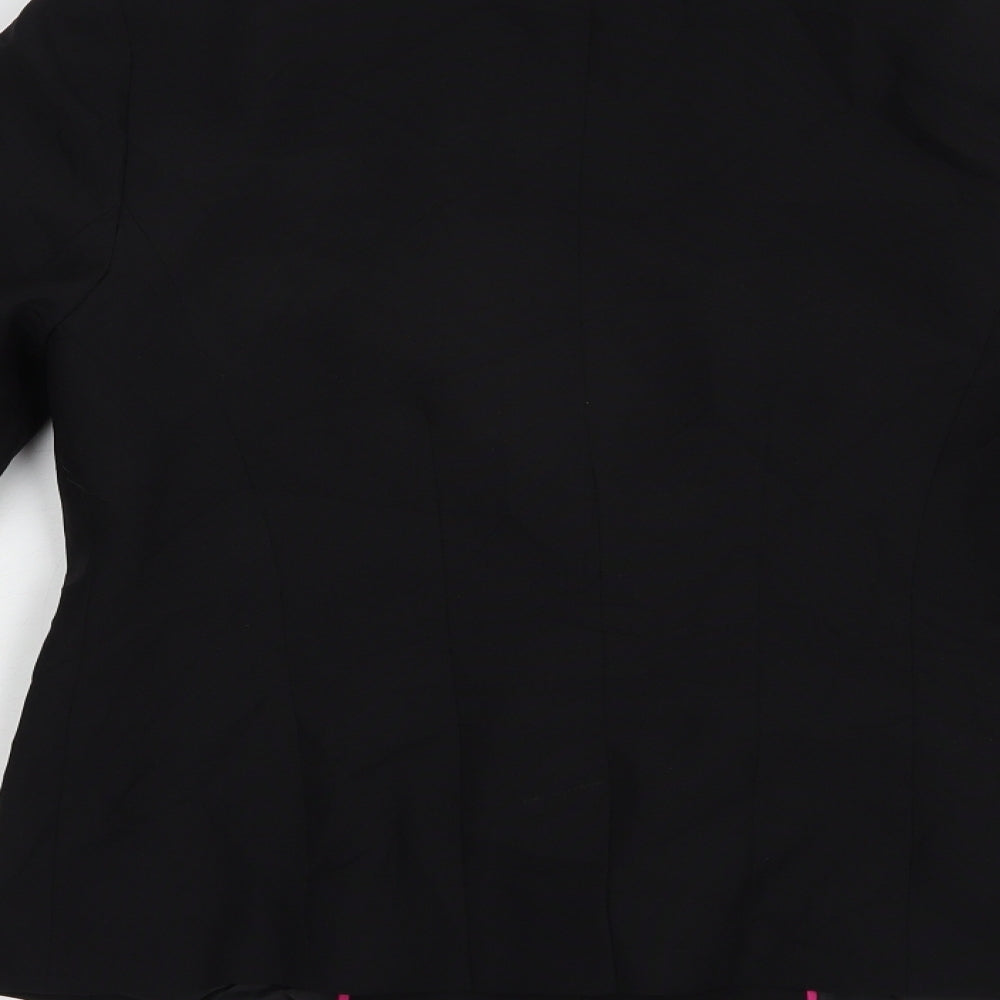 Evie Collection Womens Black   Jacket Blazer Size 8  Button