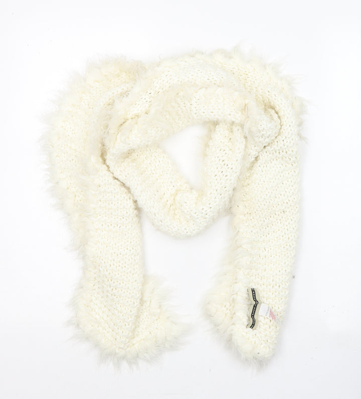 River Island Womens White  Acrylic  Scarf