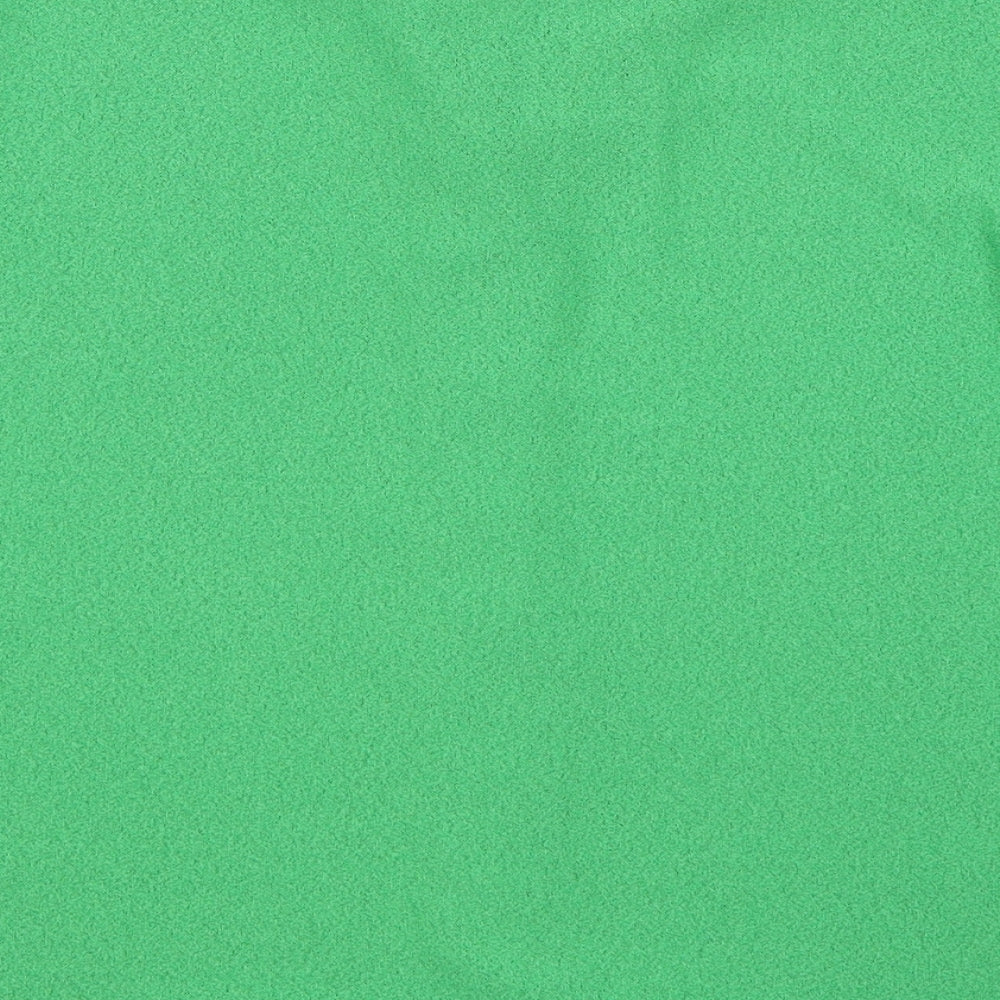 Etam Womens Green  Polyester Basic Button-Up Size 10 V-Neck