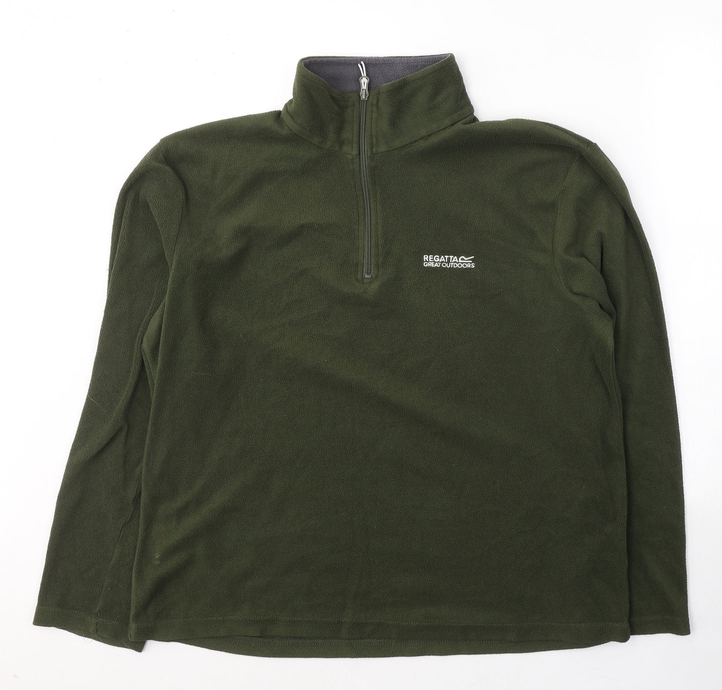Regatta Mens Green  Polyester Pullover Sweatshirt Size L