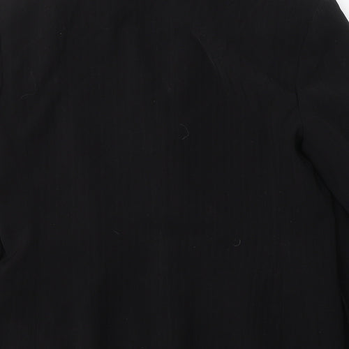 Dorothy Perkins Womens Black Striped Polyester Jacket Suit Jacket Size 12