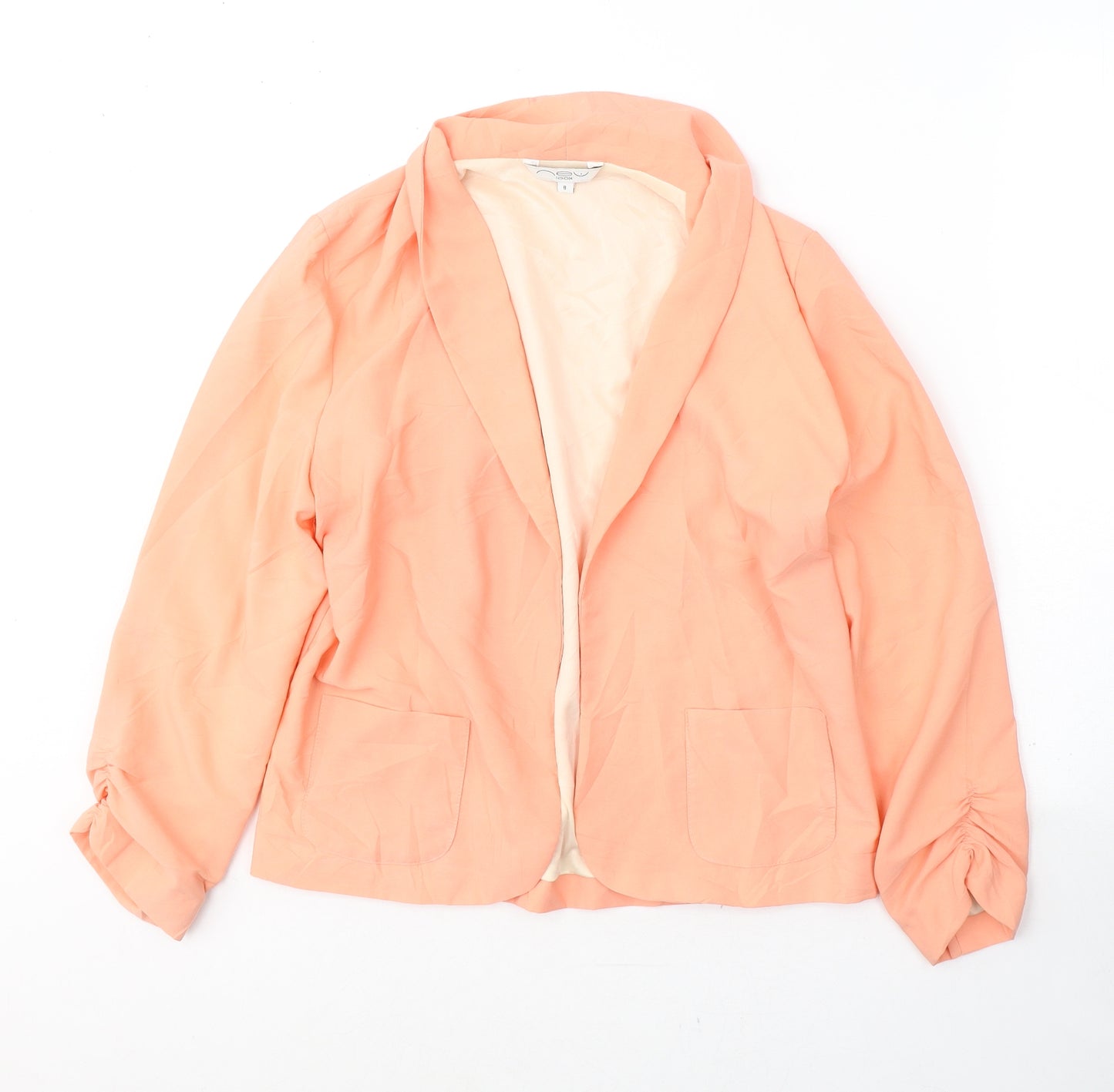 New Look Womens Orange   Jacket Blazer Size 8