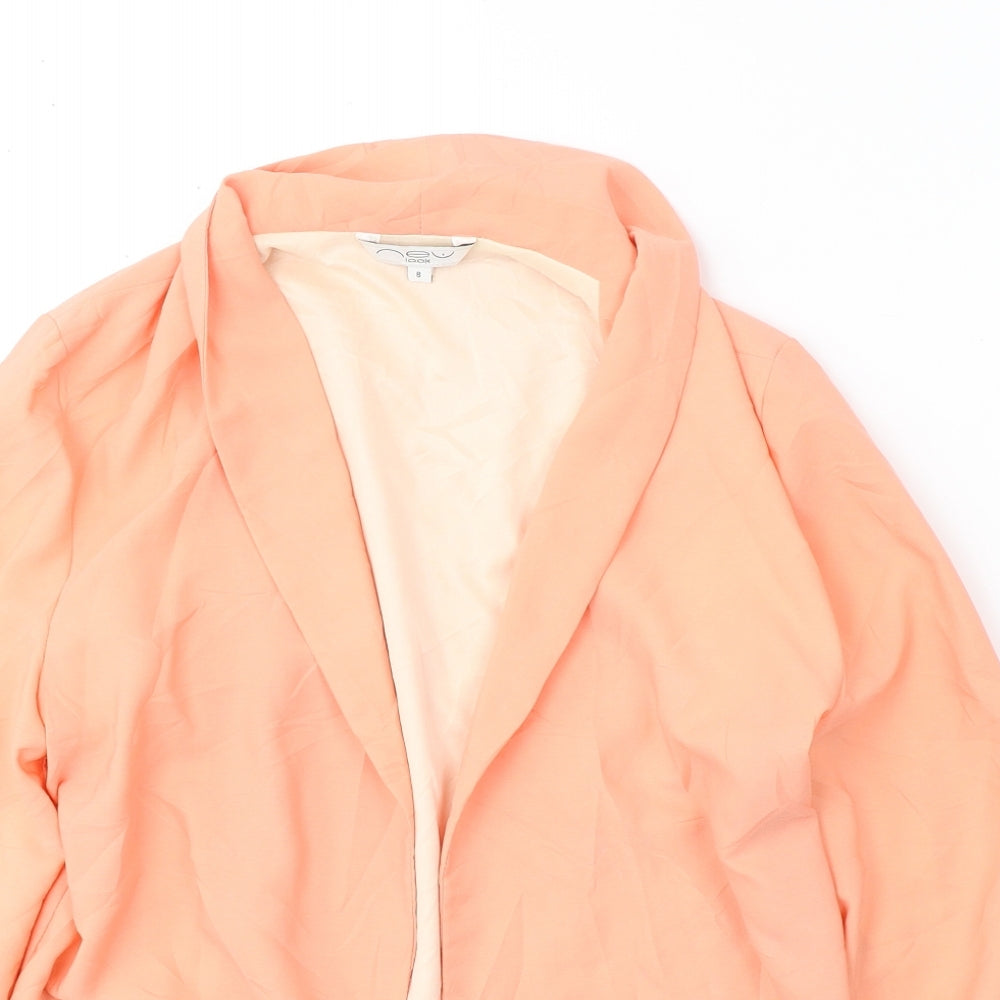New Look Womens Orange   Jacket Blazer Size 8