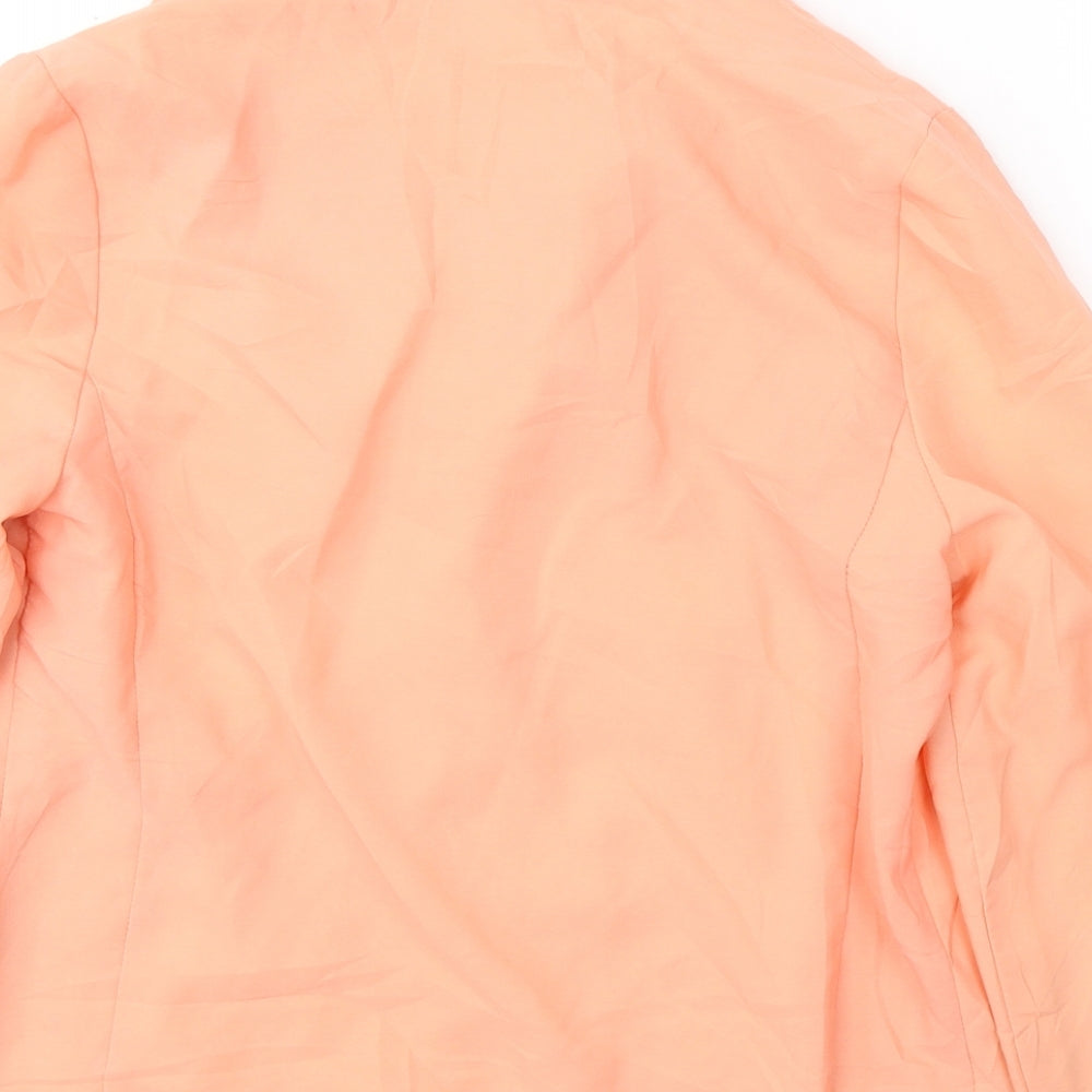 New Look Womens Orange   Jacket Blazer Size 8