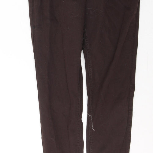 Jegging   Womens Brown  Cotton Jegging Jeans Size 12 L27 in Regular