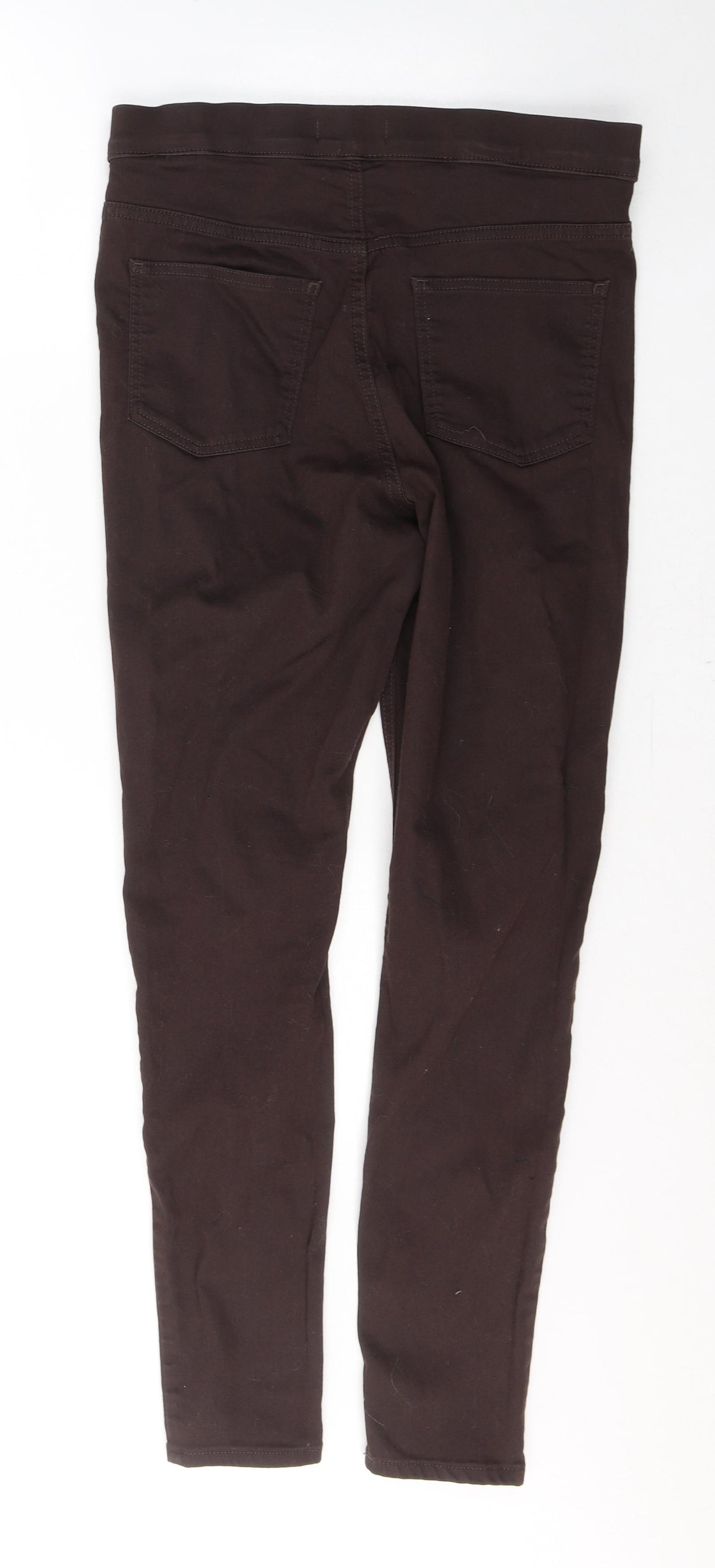 Jegging   Womens Brown  Cotton Jegging Jeans Size 12 L27 in Regular