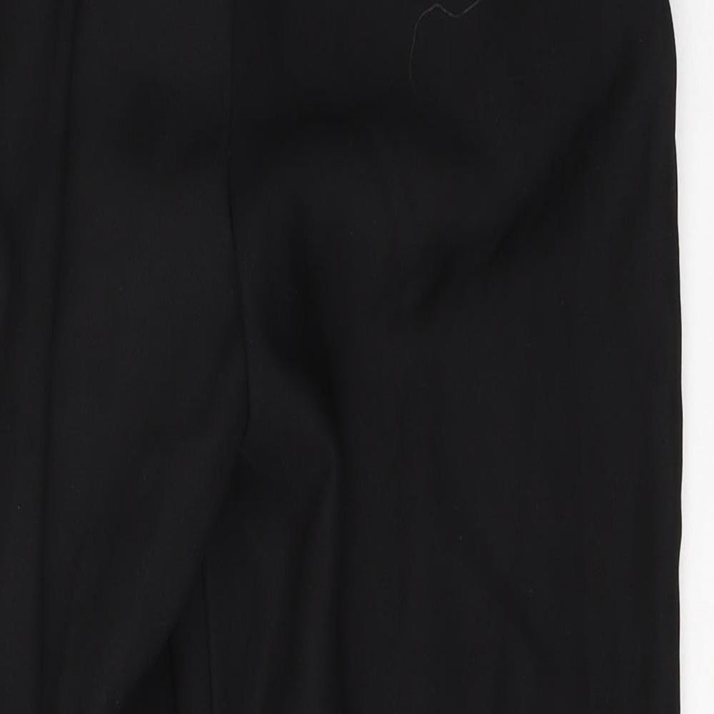 River Island Womens Black  Polyester Trousers  Size 6 L24 in Regular Button
