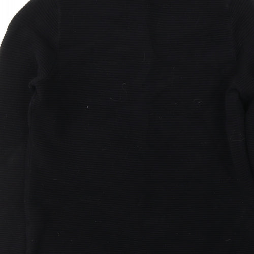 NEXT Boys Black Round Neck  Cotton Pullover Jumper Size 14 Years  Pullover