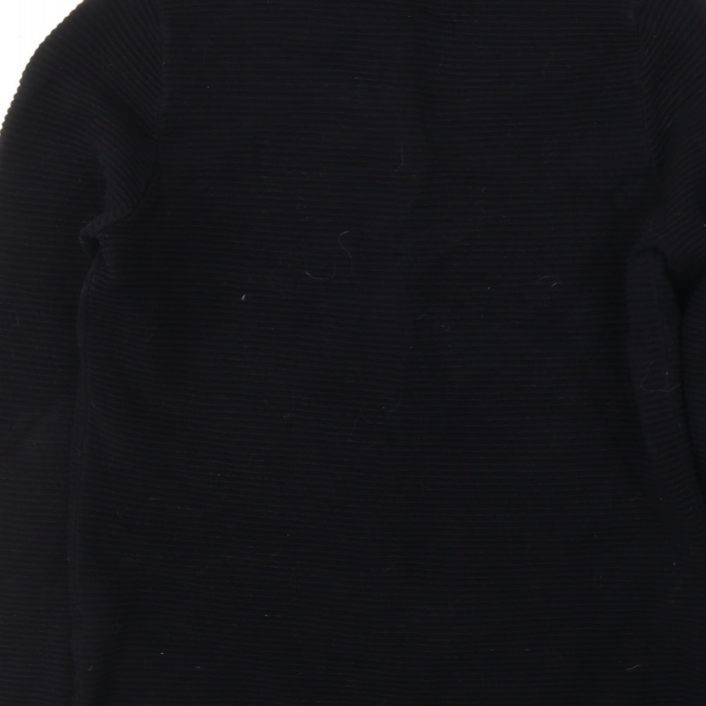 NEXT Boys Black Round Neck  Cotton Pullover Jumper Size 14 Years  Pullover