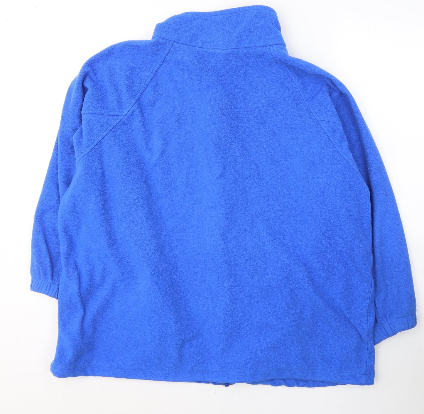 Damart Womens Blue  Polyester Full Zip Sweatshirt Size 20  Zip
