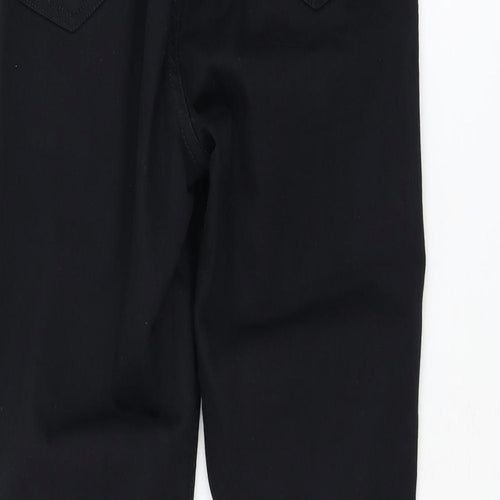 Topshop Womens Black  Cotton Skinny Jeans Size 26 in L30 in Regular Zip