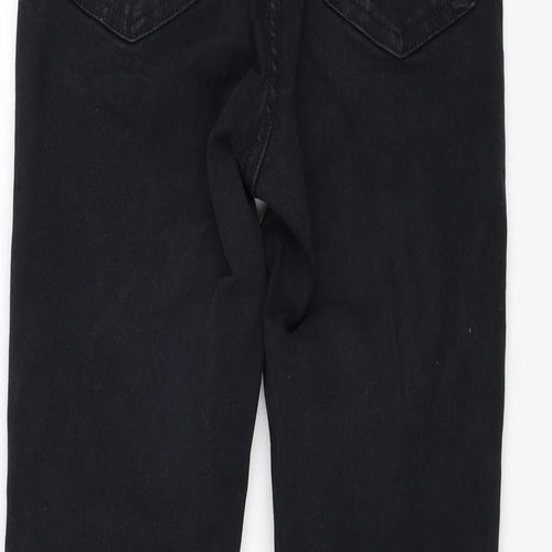 Topshop Womens Black  Cotton Skinny Jeans Size 26 in L30 in Regular Zip