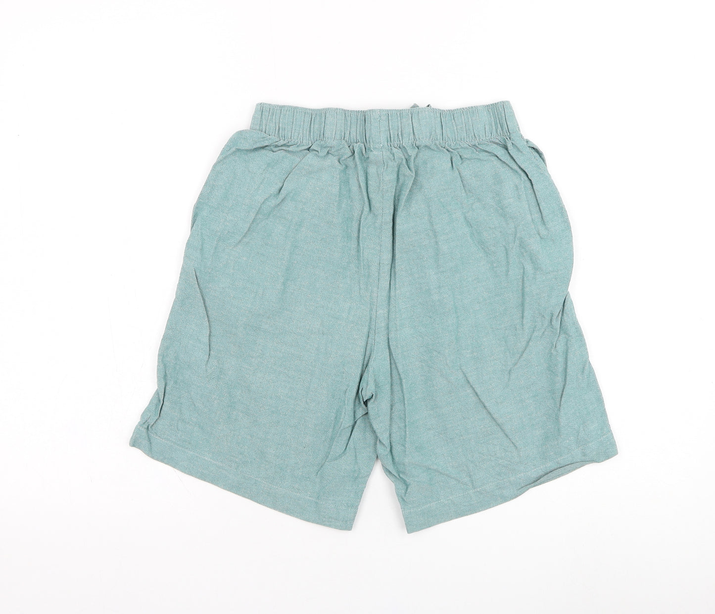 F&F Mens Green  Cotton Bermuda Shorts Size S L8 in Regular