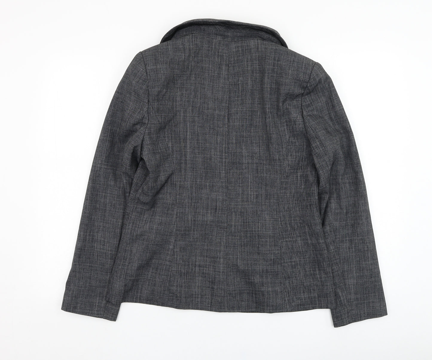 Papaya Womens Grey   Jacket Blazer Size 12  Button