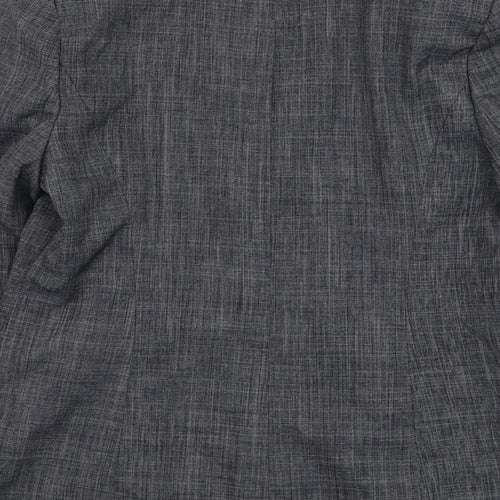 Papaya Womens Grey   Jacket Blazer Size 12  Button